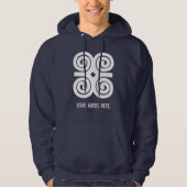 Dwennimmen Sterth | Humility Adinkra-symbool Hoodie (Voorkant)