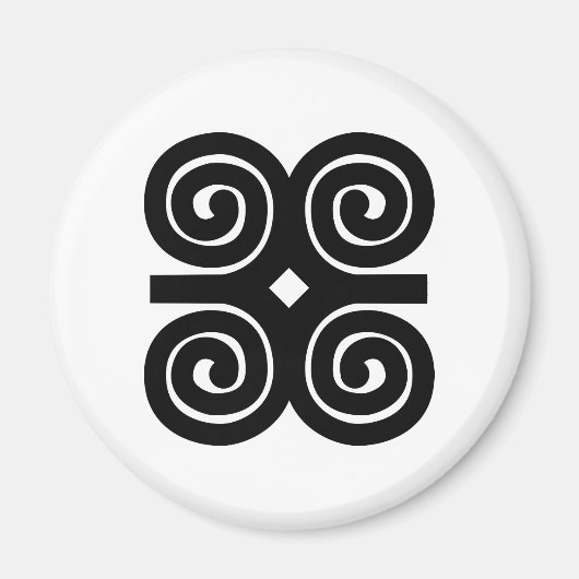 Dwennimmen Sterth | Humility Adinkra-symbool Magneet (Voorkant)