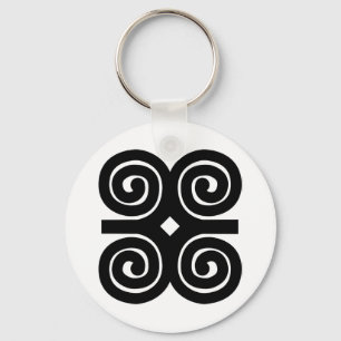 Dwennimmen Sterth   Humility Adinkra-symbool Sleutelhanger