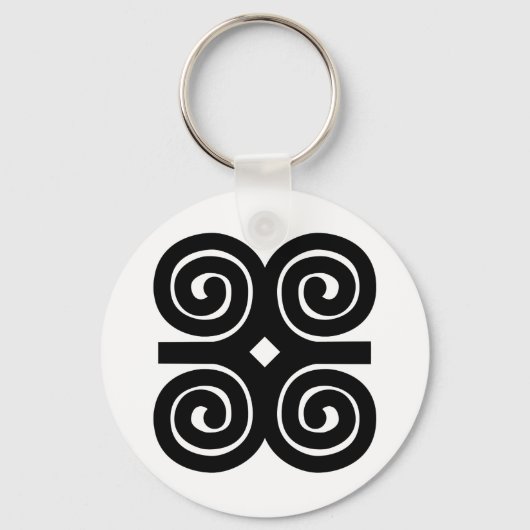 Dwennimmen Sterth | Humility Adinkra-symbool Sleutelhanger (Voorkant)