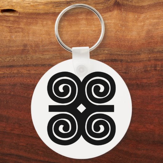 Dwennimmen Sterth | Humility Adinkra-symbool Sleutelhanger (Voorkant)
