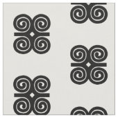 Dwennimmen Sterth | Humility Adinkra-symbool Stof (Close Up)