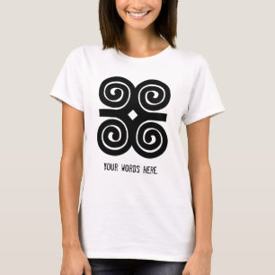 Dwennimmen Sterth   Humility Adinkra-symbool T-shirt