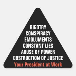 Dweperij Collusie Emolumenten Obstructie Impeach Sticker