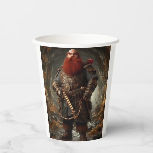 Dwerg 2 papieren bekers (Voorkant)