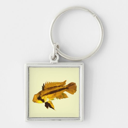 Dwerg Cichlide Sleutelhanger (Voorkant)