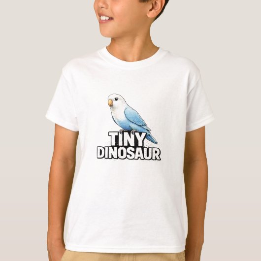 Dwerg Dinosauriër Agapornis T-shirt (Voorkant)