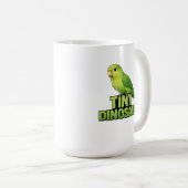 Dwerg Dinosauriër Papegaai Koffiemok (Voorkant rechts)