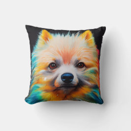 Dwerg Duits Spitz Dog Pet Leuk Schattig Dier Kussen