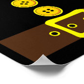 Dwerg Easy Halloween Kostuum Dwerg Mannen Vrouwen  Poster (Hoek)