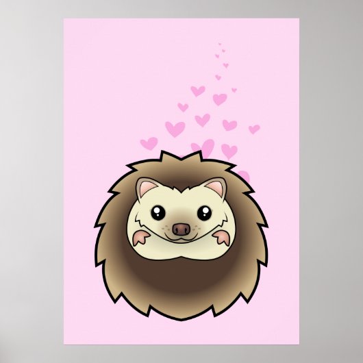 Dwerg Egels Liefde Poster (Voorkant)