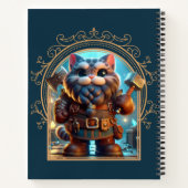 Dwerg Feline Fantasy Avontuur Notitieboek (Achterkant)