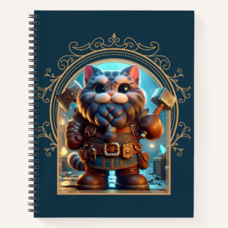 Dwerg Feline Fantasy Avontuur Notitieboek
