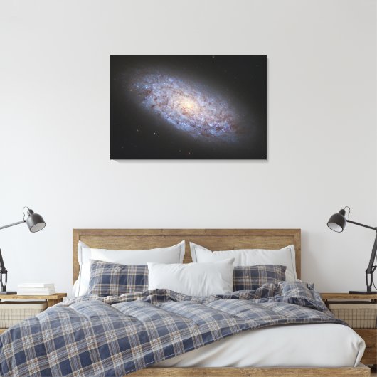 Dwerg Galaxy NGC 5949. Canvas Afdruk (Insitu (Slaapkamer))