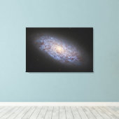 Dwerg Galaxy NGC 5949. Canvas Afdruk (Insitu (Houten vloer))