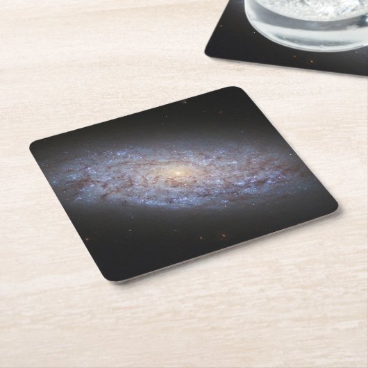Dwerg Galaxy NGC 5949. Kartonnen Onderzetters (Schuin)