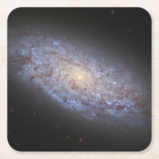 Dwerg Galaxy NGC 5949. Kartonnen Onderzetters (Voorkant)