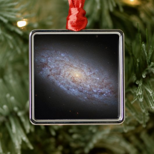 Dwerg Galaxy NGC 5949. Metalen Ornament (Boom)