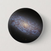 Dwerg Galaxy NGC 5949. Ronde Button 5,7 Cm (Voorkant)