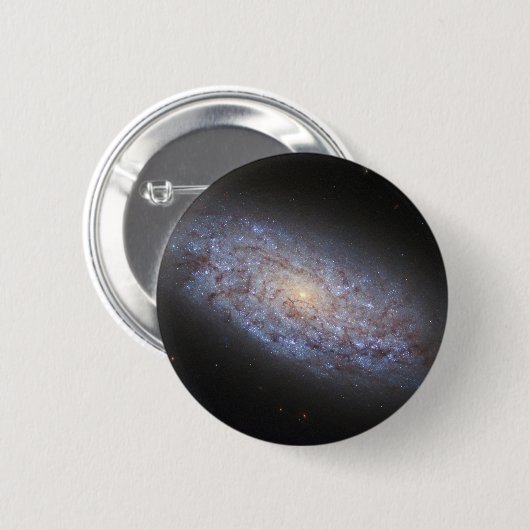 Dwerg Galaxy NGC 5949. Ronde Button 5,7 Cm (Voorkant /achterkant)