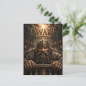Dwerg Granite Deep Dark Cinema Briefkaart (Staand voorkant)