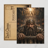Dwerg Granite Deep Dark Cinema Briefkaart (Voorkant / Achterkant)