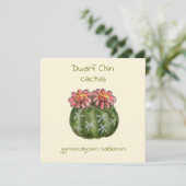 Dwerg kin cactus kaart (Staand voorkant)