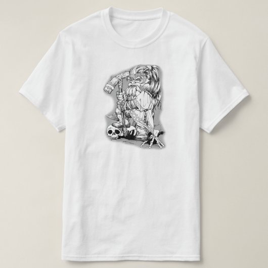 Dwerg Lord Fantasy Art Gamer Graphic T-shirt (Design voorkant)