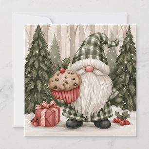 Dwerg Muffin Feestdagenkaart
