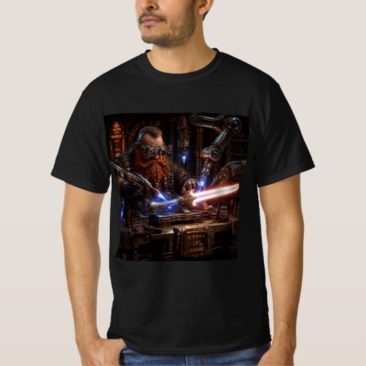 Dwerg Sciencefiction Smidse T-shirt (Voorkant)