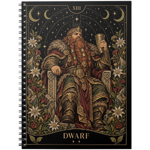 Dwerg, Starlit Tarot Kunst Notitieboek