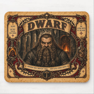 Dwerg, Vintage Circus Monster Muismat