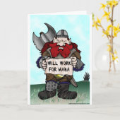 Dwerg: Voor Mana zal werken Kaart (Gele Bloem)