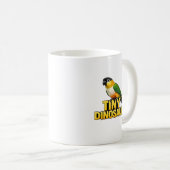 Dwergdinosauriër Caiquepapegaai Koffiemok (Voorkant rechts)