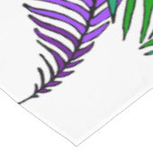 dwergdoek, reusachtig paardenveer tafelkleed (Gekanteld)