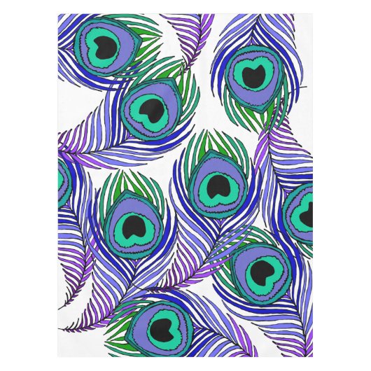 dwergdoek, reusachtig paardenveer tafelkleed (Voorkant)