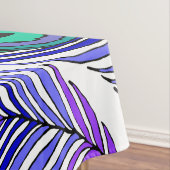 dwergdoek, reusachtig paardenveer tafelkleed (Voorbeeld)