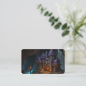 Dwergen Kasteel van het Bookmark van de Smidse Visitekaartje (Staand voorkant)