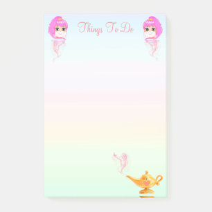 Dwergen & toverlamp in pastelkleuren Dingen om te  Post-it® Notes