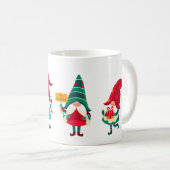 Dwergen wensen je Prettig Kerstfeest Koffiemok (Voorkant rechts)
