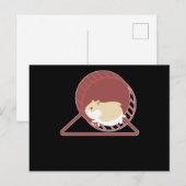 Dwerghamster Funny Design Knaagdier Cadeau Dwergha Briefkaart (Voorkant / Achterkant)