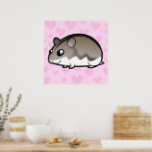 Dwerghamsterliefde Poster (Keuken)