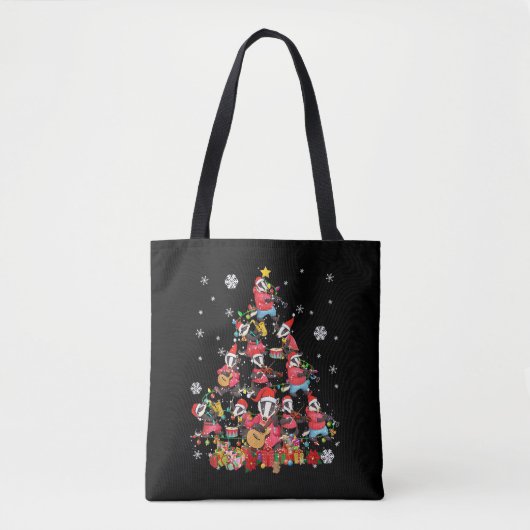 Dwergkerstboomluis Kerstmis: kerstman B Tote Bag (Voorkant)
