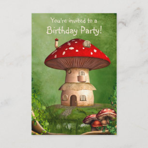 Dwergland Kinder 3.5x5 Uitnodiging