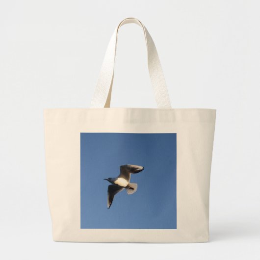 Dwergmeeuw Grote Tote Bag (Voorkant)