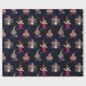 Dwergmuziekband en diva geven galaconcert cadeaupapier (Vlak)