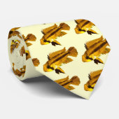 Dwergpapistogramma cichlide vis stropdas (Opgerold)