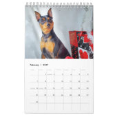Dwergpinscher Kalender (Feb 2027)
