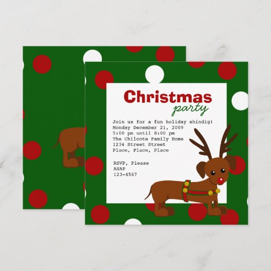 dwergrendier kaart (Voorkant / Achterkant)