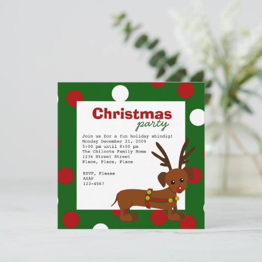 dwergrendier kaart (Staand voorkant)